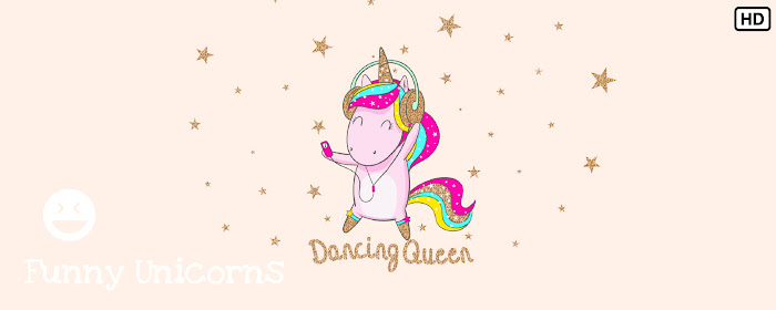 Funny Unicorns HD Wallpapers New Tab Theme marquee promo image