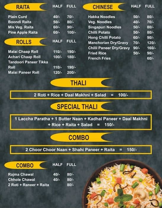 Barbeque And Grills menu 