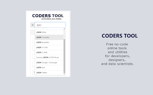 CodersTool Online Tools & Utilities