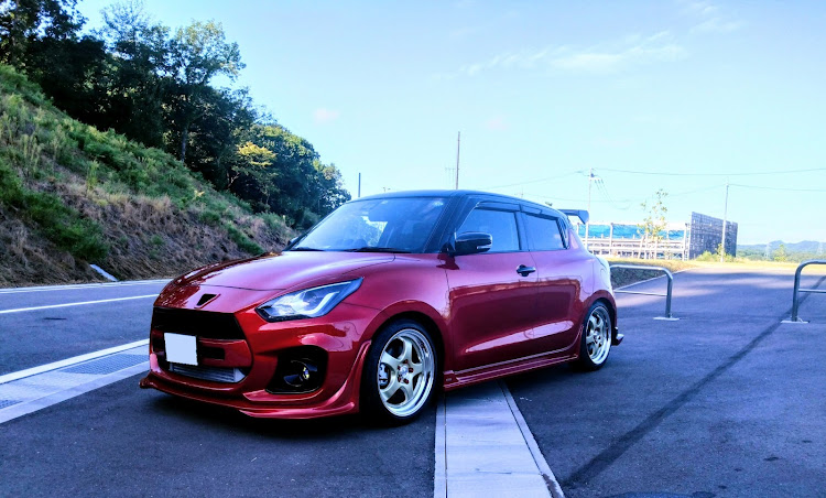スイフトスポーツのいつもいいね＆コメントありがとうございます・9月もよろしくお願いします。・和と愛車・尾道ラーメン・COMPLEX日本一心に関するカスタム事例の投稿画像1枚目