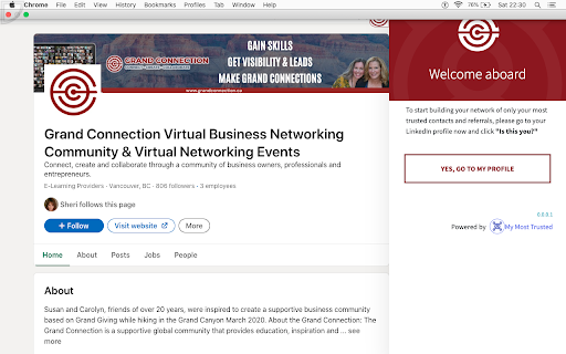 Grand Connection Networking Referral App