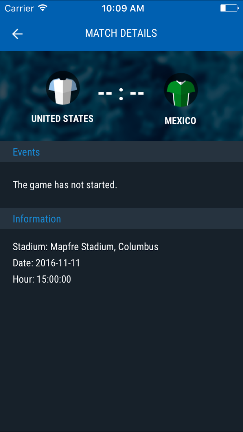 Concacaf Qualifiers 2018 Screen 2