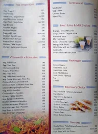 Hotel Ratna Regency menu 2