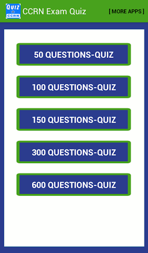 CCRN Exam Quiz Questions