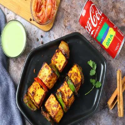 Tandoori Paneer Tikka (6 Pcs) + Coke Can