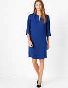 The Smart Set dress from Marks & Spencer is available in black and blue.