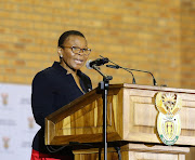 Minister of Women Susan Shabangu at the launch of  16 Days of Activism for No Violence against Women and Children in Port Elizabeth.