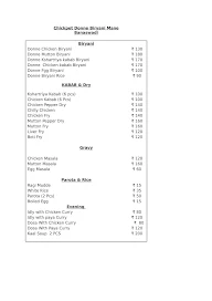 Chickpet Donne Biriyani Mane menu 1