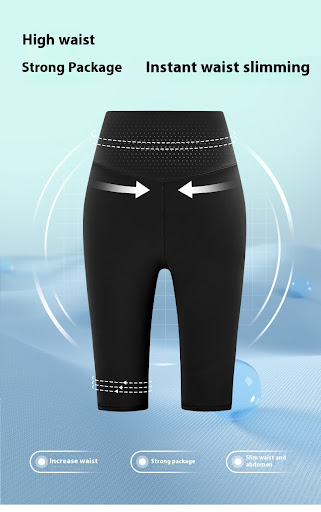 Title 20, Nylon Plus Size Sports Shorts High Waist