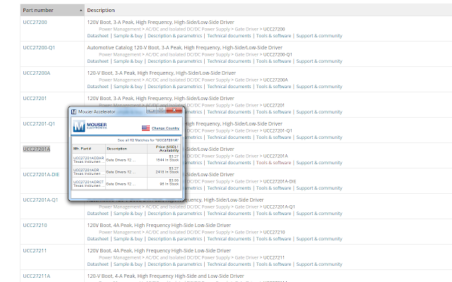 Search Mouser: 