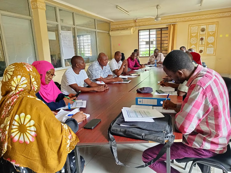 County Licensing Board meets with stakeholders in Mvindeni, Kwale county, on Monday, March 18, 2024.