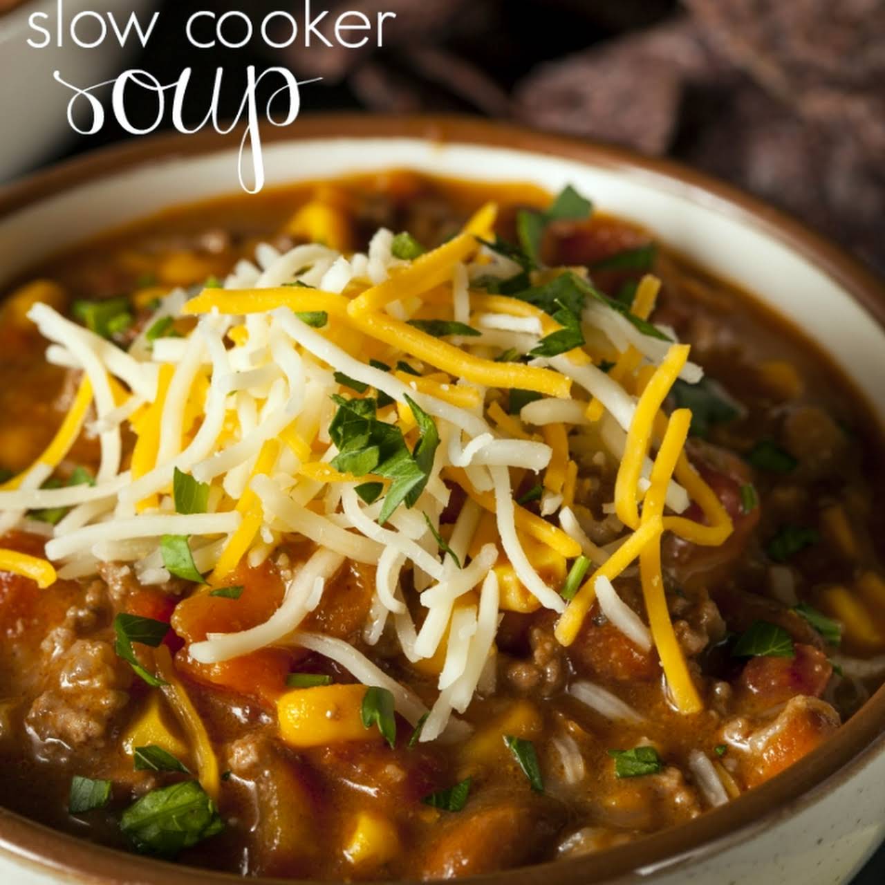 Slow Cooker 7 Can Soup - The Magical Slow Cooker