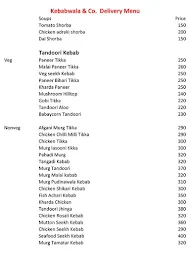 Kebabwala & Co menu 2