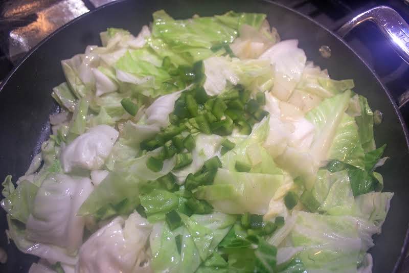 Add Jalapenos To The Cabbage Mixture In The Skillet.