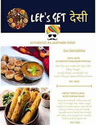 Let's Get Desi menu 1