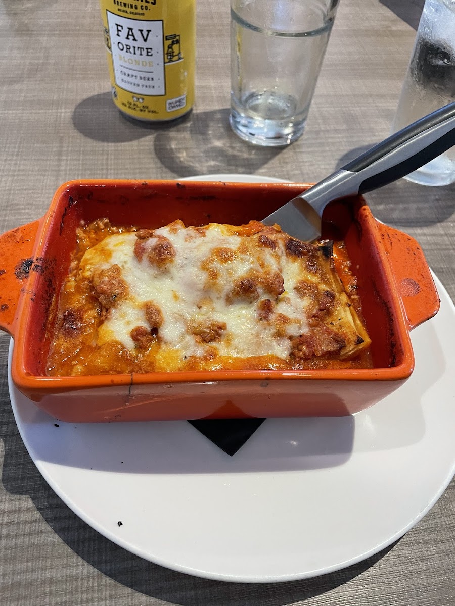 Lasagna was really good!