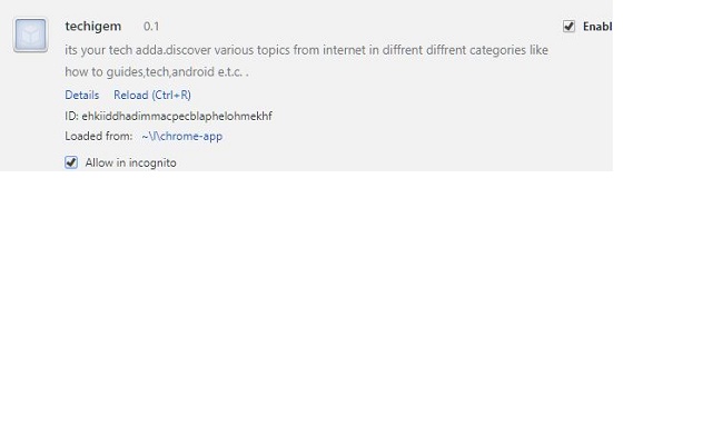 techigem chrome extension