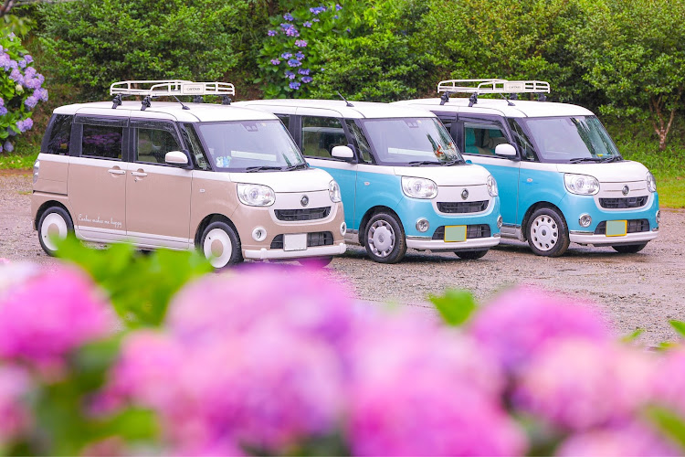 ムーヴキャンバスのムーヴキャンバス・ムーブキャンバス・紫陽花と愛車・ダイハツ・過去picに関するカスタム事例の投稿画像1枚目