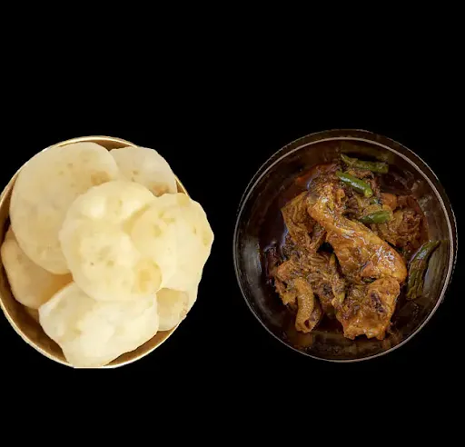 Luchi(4Pc) Chicken Kosha (2 Pc)