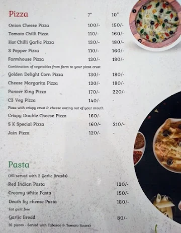 Annapurna menu 