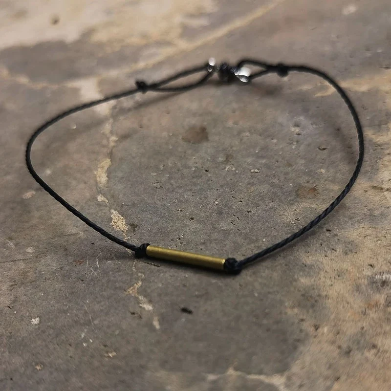 Title 4, Koperen buis herenarmband eenvoudige handreeks ...