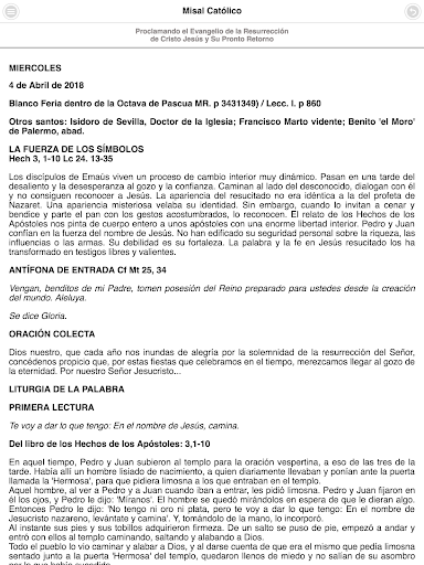 Misal Católico 2020 Sin Anuncios