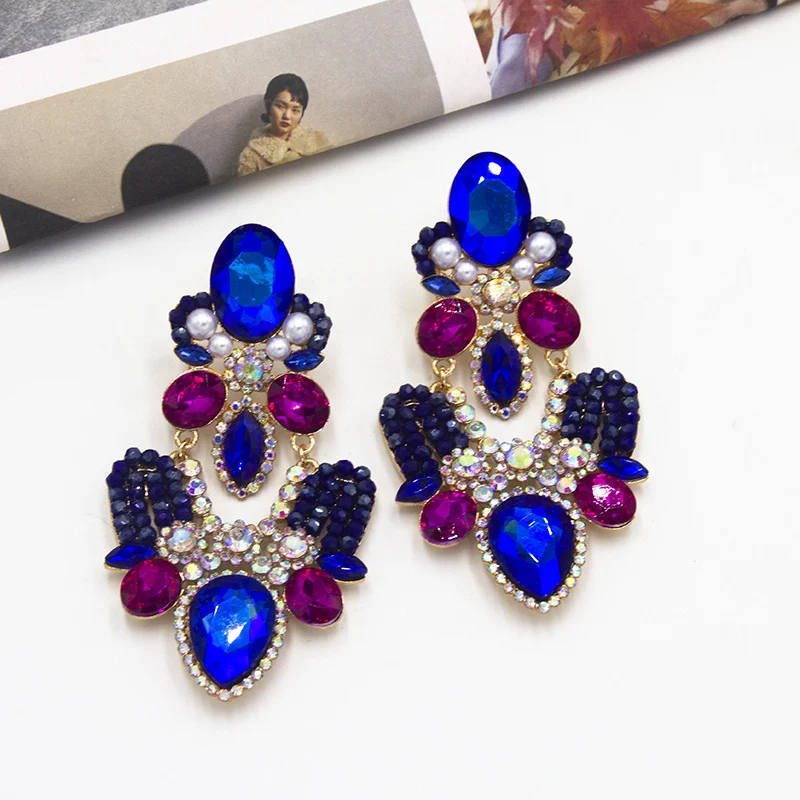 Title 3, Boucles doreilles en alliage de couleur pour f...