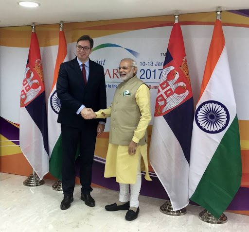 Vučić i Modi o bilateralnim odnosima 
