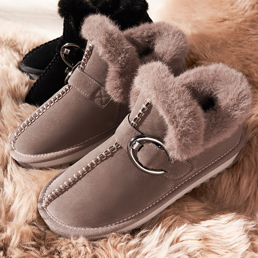 Title 3, Fluffy Warm Snow Boots For Schoolgirl Bean Shoe...