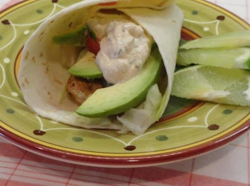 Grilled Fish Tacos With Chipotle Crema