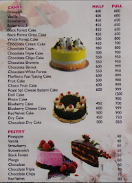 Cake Plaza menu 1