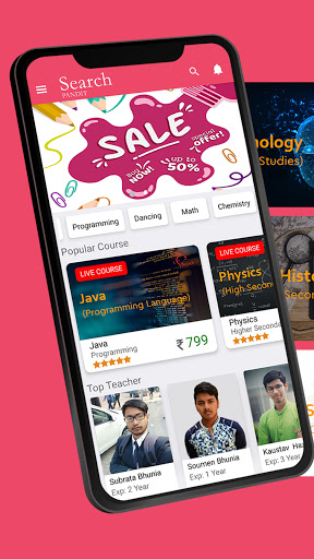 SearchPandit Teaching  Learning App  Live class