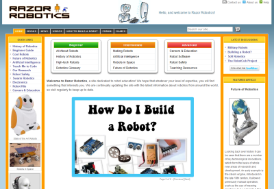 Razor Robotics - Learn about Robots!