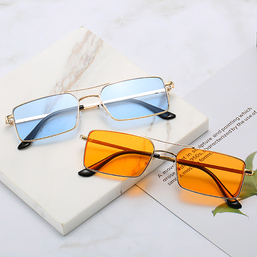 Title 15, Square small frame ultralight sunglasses for cl...