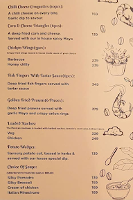 Oregano's Cafe menu 1