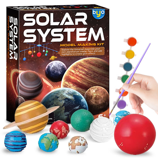 Title 5, Hand Painted Sun Model Toy Set. Explore the sol...