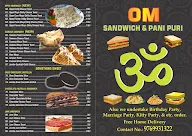 Om Sandwich menu 1