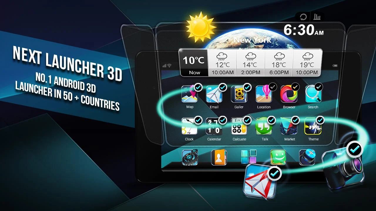 Next Launcher 3D Shell - screenshot