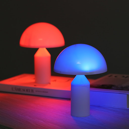 Title 6, Mushroom Small Night Lamp Touch Color Changeabl...