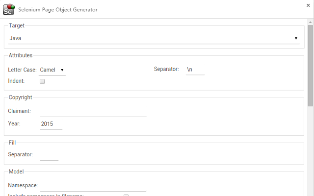 Selenium Page Object Generator Preview image 4