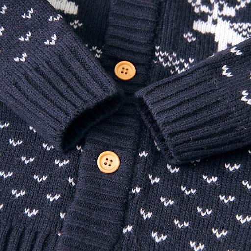 Title 5, Hooded Knitted Cartoon Baby Coat Warm and adora...