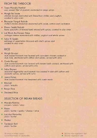 Vista - Taj Lands End menu 3