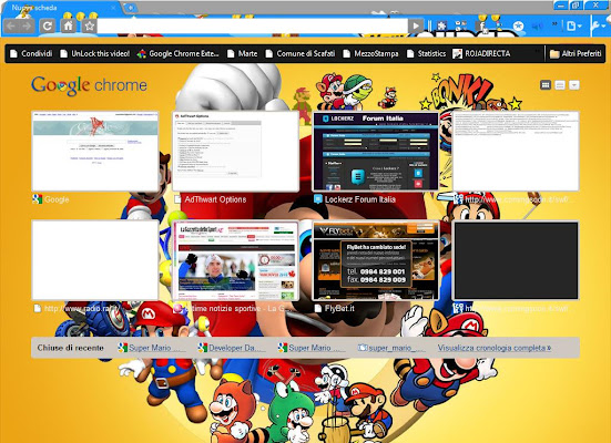 Tema Super Mario Bros. para o Google Chrome