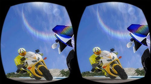 Android application VR Racing : Superbike Racer screenshort