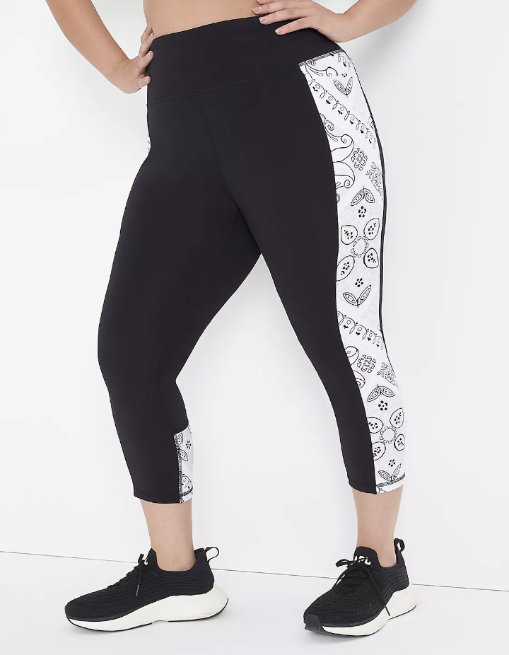 LIVI High-Rise Wicking Capri Legging at Lane Bryant