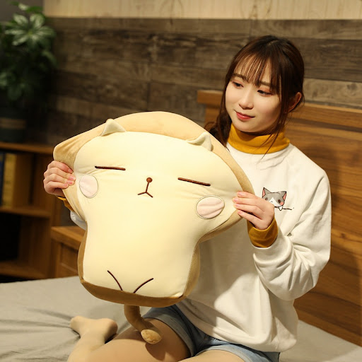 Title 8, Childrens doll cushion nap pillow cat plush to...