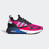 zx 2k boost shock pink/gray two/core black