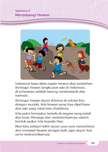 Buku Siswa Kelas 3 SD / MI Tema 2 Revisi 2018