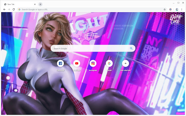 Gwen Stacy Spider-Gwen Wallpapers New Tab -  aenkbgkchijealjgcddgkflkfhngahhp - Extpose