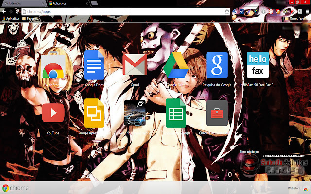 Death Note Theme 2 chrome extension